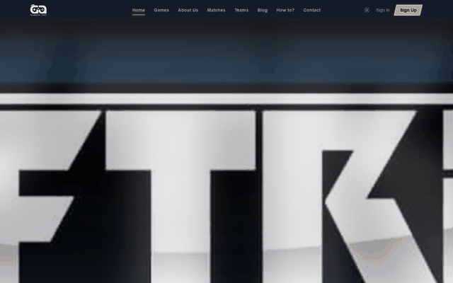 A scroll through the GamersArc website